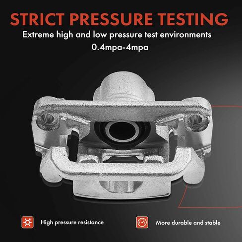 A-Premium Disc Brake Caliper Assembly with Bracket Compatible with Select Nissan Models - Juke 2011-2017, Sentra 2007-2019, Tiida 2007-2010 - Rear Driver and Passenger Side, 2-PC Set in Saudi Arabia