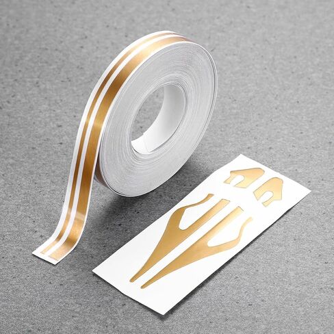 شريط مقلم للسيارة، ملصقات شريطية من الفينيل ذاتية الصنع، ملصقات شريطية ذهبية، شعارات شريطية تلقائية لدراجة نارية، باب المنزل، آلة موسيقية in Kuwait