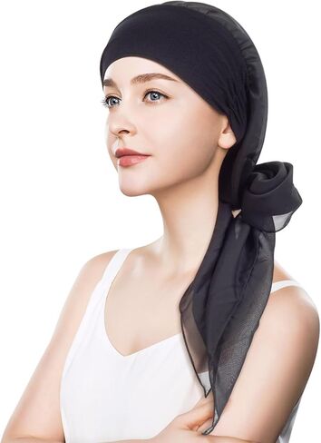 FADACHY Chemo Turbans Headwear for Women Summer Lightweight Headwraps Silky Head Scarf for Women Cancer Bald Cancer Hats in Saudi Arabia
