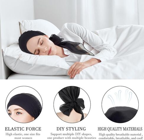 FADACHY Chemo Turbans Headwear for Women Summer Lightweight Headwraps Silky Head Scarf for Women Cancer Bald Cancer Hats in Saudi Arabia