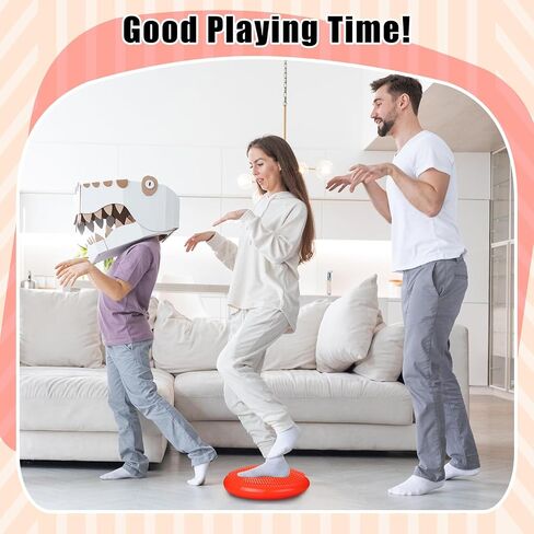 Wobble Cushion with Inflation Pump Balance Disc Stability Disc Wiggle Seat Therapy Exercise Office Chair or Kids Sensory in Saudi Arabia