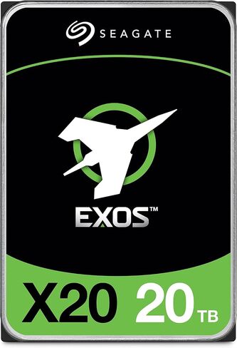 Seagate Exos X20 20TB Enterprise HDD - CMR 3.5 Inch Hyperscale SATA 6Gb/s, 7200 RPM, 512e and 4Kn FastFormat, Low Latency with Enhanced Caching - ST20000NM007D (Renewed) in Saudi Arabia