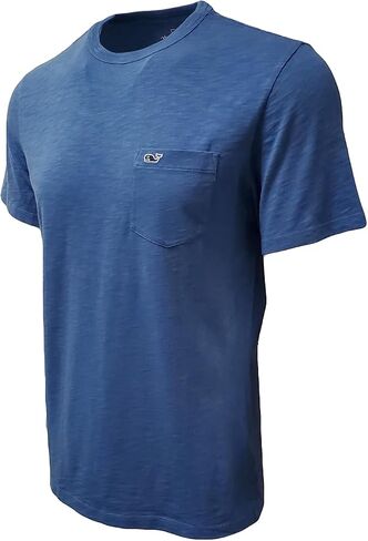 تي شيرت رجالي بأكمام قصيرة مطرز بجيب الحوت من Vineyard Vines in Saudi Arabia