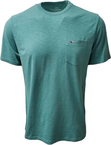 تي شيرت رجالي بأكمام قصيرة مطرز بجيب الحوت من Vineyard Vines in Saudi Arabia