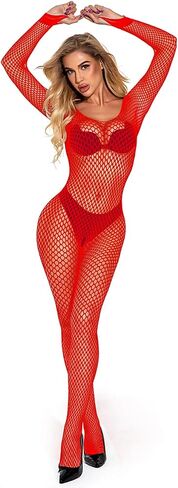 المرأة شبكة صيد السمك ارتداءها مثير شبكة مرنة قطعة واحدة Bodystockings تيدي الملابس الداخلية in Saudi Arabia