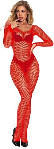 المرأة شبكة صيد السمك ارتداءها مثير شبكة مرنة قطعة واحدة Bodystockings تيدي الملابس الداخلية in Saudi Arabia