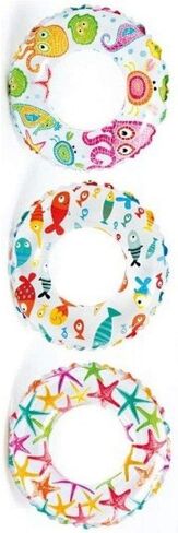 Intex, Recreation 59230EP Lively Print Swim Ring 20", Assorted Designs, Multi in Saudi Arabia