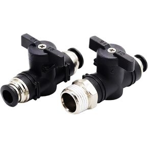 Pneumatic Hand Valve Switch BUL/L-08 6410 12mm Air Pipe Quick Plugs Ball Joint 1Pcs(BUC6-03) in Saudi Arabia