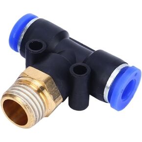 Pneumatic Connector PB T-type Threaded Tee Quick PU Gas 1Pcs(8-03) in Saudi Arabia