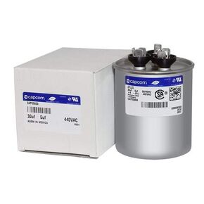 SFCAP30D5440R مكثف مزدوج بديل - 30/5 MFD x 440 VAC مستدير in Kuwait