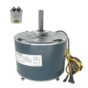 محرك مروحة مكثف 5KCP39FGY563S 1/4 حصان، 208-230 فولت، 1.4 أمبير، 1100 دورة في الدقيقة متوافق مع GE، Genteq 3S047، كاريير، براينت، مكيف هواء باين 5KCP39FGU997AS HC39GE226 HB39GQ230A Y7S623C835L in Kuwait