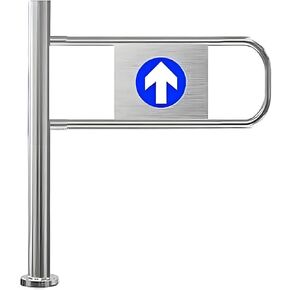 Automatic Metal Swing Gate for Supermarkets Safety Pedestrian Entrance Door One with Rebound Feature Ideal for Libraries and Stores 2.62 * 3.18ft. in Saudi Arabia