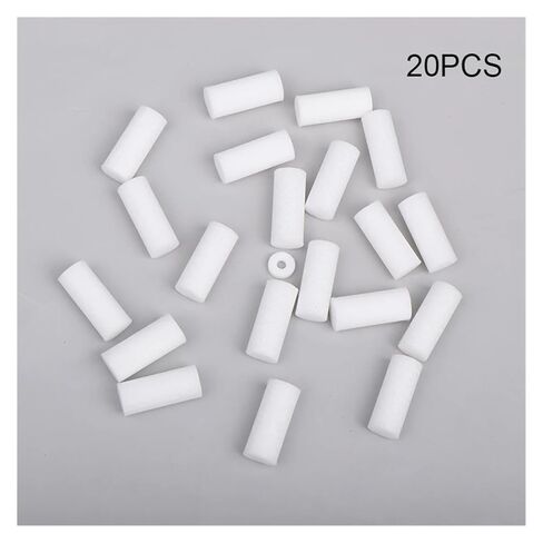 20pcs 10 * 25mm High Pressure Pump Filter White Fiber Water Filter Gas Cylinder Refill Accessories Water Separator Oil Separator in Saudi Arabia
