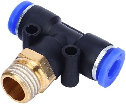 Pneumatic Connector PB T-type Threaded Tee Quick PU Gas 1Pcs(8-03) in Saudi Arabia