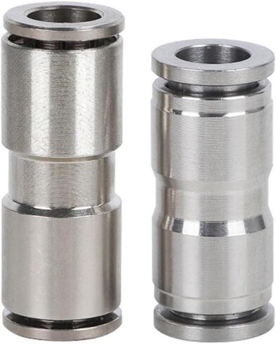 304 Stainless Steel PU PG Quick Plugs Straight Connector All Copper 1Pcs(StainlesssteelPU12) in Saudi Arabia