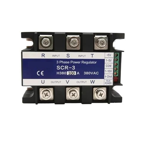 SCR-100A 380VAC Three Phase Voltage Regulator Power Controller Module 0-10V 4-20mA 1-5V in Saudi Arabia