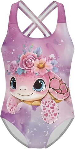 Swimsuit for Girls One Piece Swimsuit for Toddler Girls Slim Backless Swimming Suit in Saudi Arabia