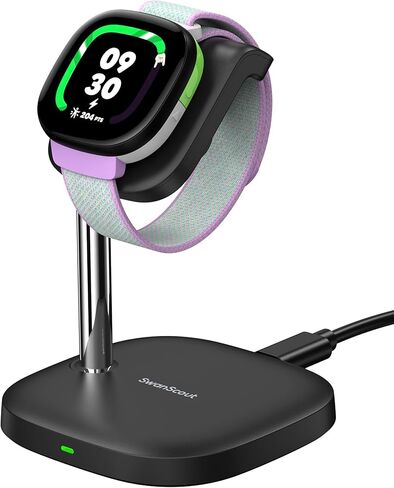 حامل شاحن SwanScout متوافق مع Fitbit Ace LTE، مع كابل شحن USB-C بطول 4.92 قدم in Saudi Arabia