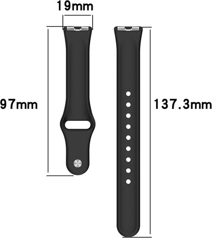 E ECSEM Bands Compatible for Huawei Band 10/Band 9/Band8 Watch Strap Classic Flexible Colorful Adjustable Replacement Wristband, Multicolor Selection in Saudi Arabia