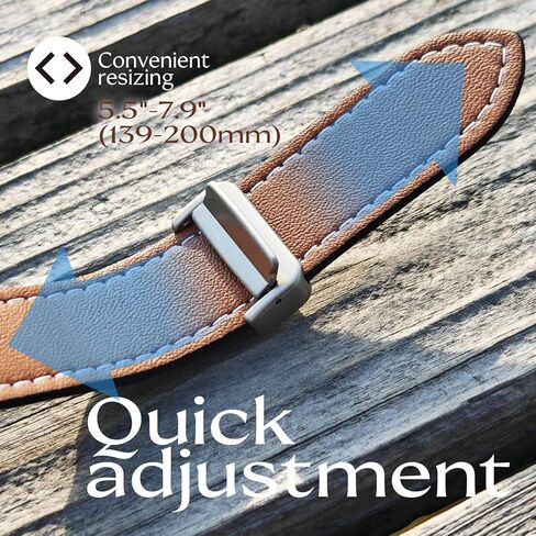 LYSANDRA Magnetic Leather Bands Compatible with Moto Watch 120 Band for Men Women, Genuine Leather with Magnetic Buckle for Moto Watch 120 Smart Watch in Saudi Arabia