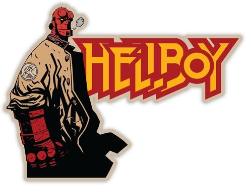 ملصق شعار HELLBOY مقاس 5 × 4 بوصة in Kuwait