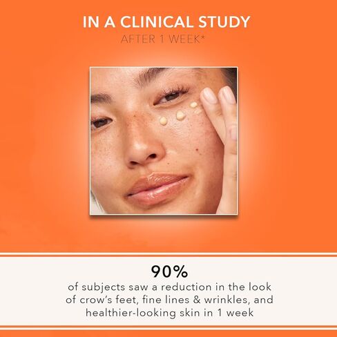 Dr Dennis Gross Vitamin C Lactic Firm & Bright Eye Treatment: Visibly Reduce Lines & Wrinkles, Dark Circles, Puffiness & Tired Looking Eyes, 0.5 oz in Saudi Arabia