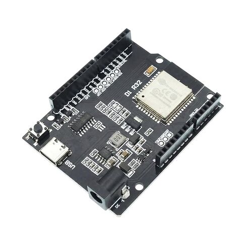 ESP32-WROOM-32 Development Board, Compatible with Uno Form Factor Shields WiFi Bluetooth, CH340 USB Type C, 4MB Flash in Saudi Arabia