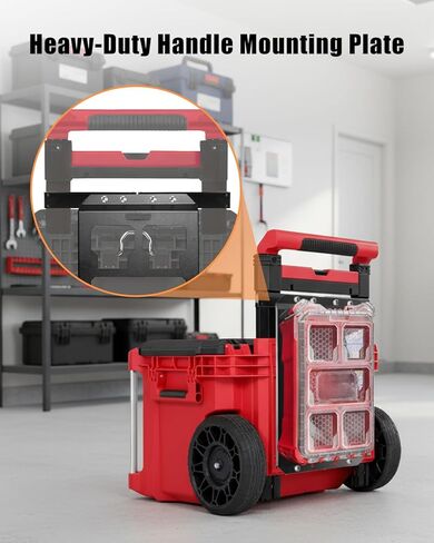 لوحة تثبيت المقبض متوافقة مع Milwaukee Packout، لوحة تنظيم أدوات تثبيت مقبض صندوق الأدوات، لوحة تثبيت للتخزين بدون حفر مع وسادات مضادة للانزلاق in Kuwait