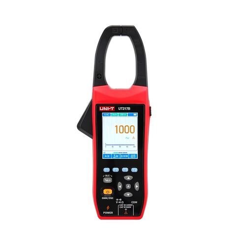 UNI-T UT217B Oscilloscope clamp Meter,1000VAC/DC Voltage Tester,5MS/s Sampling Rate,1MHz Bandwidth,20000 Counts TRMS Current clamp, Resistance,Capacitance,Continuity Test,with 2.8 inch LCD Display in Saudi Arabia