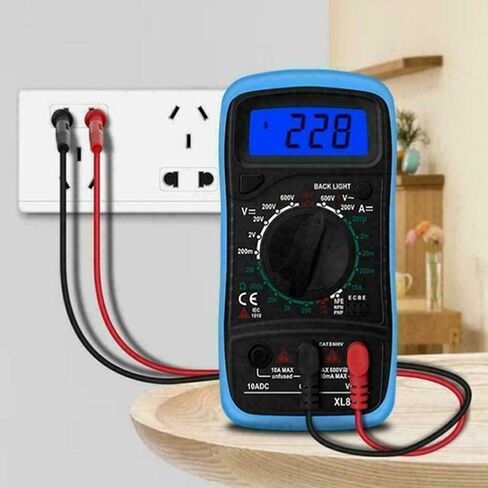 طقم اختبار رقمي متعدد - XL830L ذو نطاق تلقائي للجهد المتردد/المستمر، والتيار، والمقاومة، واختبار السعة مع مجسات | الفولتميتر الكهربائي | اختبار المخرج مع الجرس in Kuwait