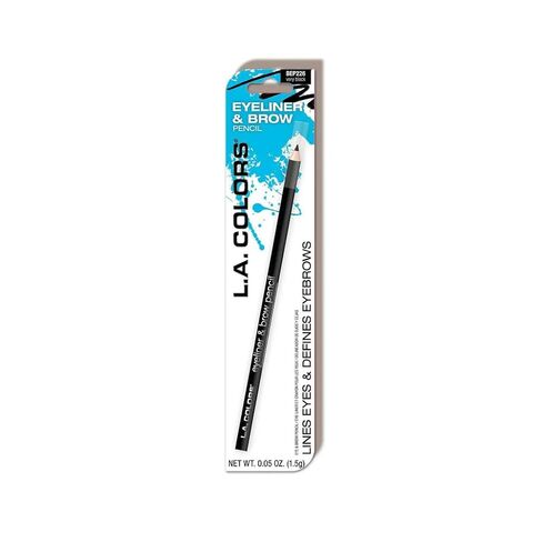 L.A. Colors 7" Eyeliner & Brow Pencil, Black Brown, 1 Count (CBEP227) in Kuwait