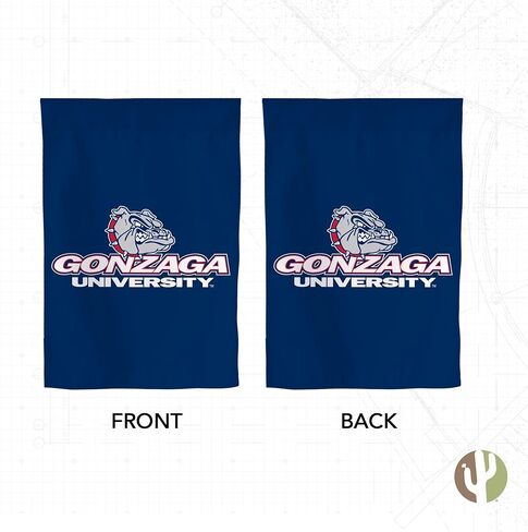 Desert Cactus Gonzaga University GU Garden Flag – 19 x 12 inch Gonzaga Bulldogs Banner, For Outdoor Display and Events (Design A) in Saudi Arabia