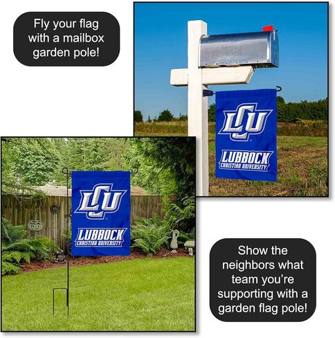 Lubbock Christian Chaparrals Garden Flag in Saudi Arabia