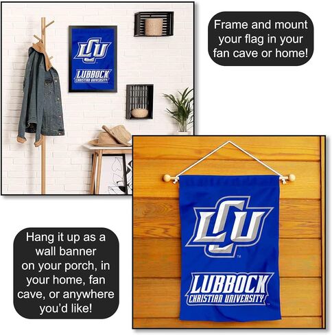 Lubbock Christian Chaparrals Garden Flag in Saudi Arabia