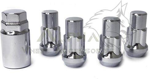 14x1.5 Chrome Wheel Lock Set for 2019 Ram 1500 & Newer 4 Locking Lug Nuts + Key in Saudi Arabia