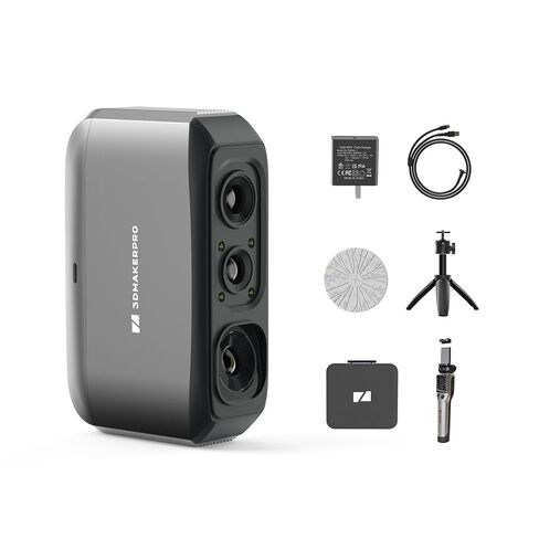 3DMakerpro 3D Scanner Moose Lite, Medium-Format 3D Scanners for Printing, NIR Light Source, Up to 0.05mm Accuracy, Mono Texture Scanning in Saudi Arabia