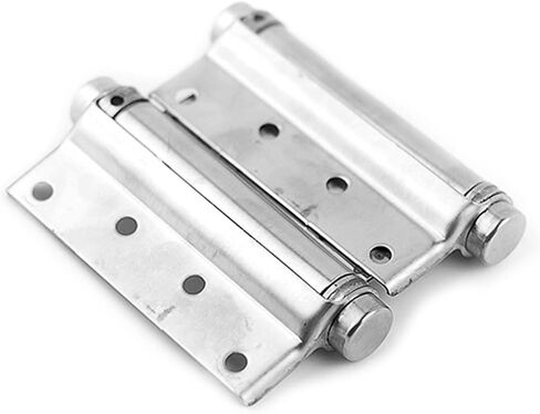 3-5 Inch Double Action Spring Door Hinge Stainless Steel Rebound Hinges 2Pcs(4 inch) in Saudi Arabia