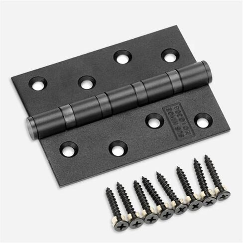Stainless Steel Mute Door Bearings Hinge 4 Inch 3mm Thick Heavy Connector Hardware Accessories 2Pcs(Gold) in Saudi Arabia