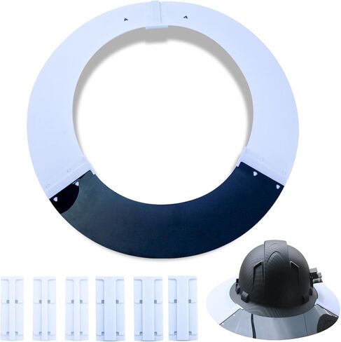 Hard Hat Sun Shade Compatible with Standard V-Gard Full Brim Attachment, Provides Enhanced Protection from The Sun and Heat,for Men and Women Working Outdoors in Saudi Arabia