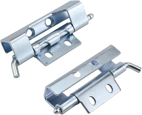 Iron Galvanized Concealed Detachable Welded Hinges for Industrial Machinery Equipment Cabinets Hinge 1Pcs(Iron Height 24mm) in Saudi Arabia