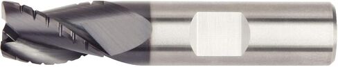WIDIA Hanita 4Q0313015BW 4Q03 HP Roughing End Mill, 0.03" Radius, 0.5" Cutting Diameter, Carbide, AlTiN Coating, RH Cut, Weldon Shank, 3-Flute in Saudi Arabia