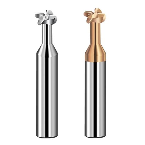 قواطع طحن T-Slot 1 قطعة R زاوية نهاية مطحنة CNC T-Slot Cutter مخرطة أدوات القطع كربيد قوس دائري التنغستن الصلب قاطعة الطحن (للصلب، 20xR4.5xD20x80L) in Kuwait