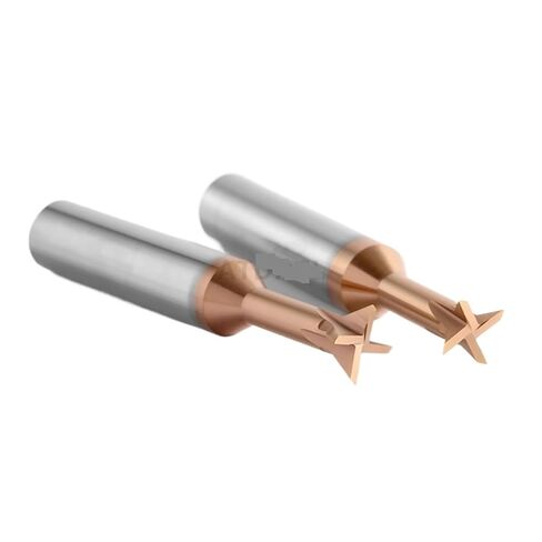 قاطعة الطحن على شكل حرف T قطعة واحدة قاطعة الطحن المتوافقة 30 45 60 75 درجة 1 مم - 20 مم أداة CNC T-Slot أداة مطحنة نهاية الكربيد الشطب T نوع (5 مم، 60 درجة) in Kuwait
