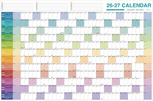 Yearly Wall Calendar 2026 - Large Yearly Calendar 2026, Jan 2026 - Dec 2026, 38.2'' x 25.2'' (Open), 2026 Calendar 12 Months, Yearly Wall Calendar with To-do Lists, Notes, Stickers, All At One Page in Saudi Arabia