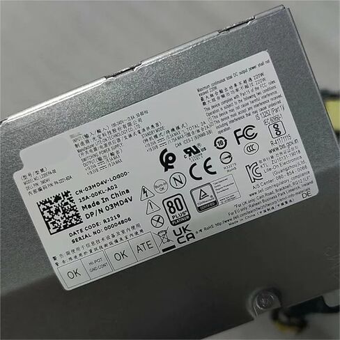 1 قطعة امدادات الطاقة ل 5260 7460 7480 AIO 220 واط PSU 16Pin H220EPA-00 L220EPA-00 2D7WJ 3MD4V in Saudi Arabia