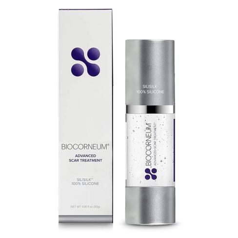 جل BioCorneum المتطور لعلاج الندبات مع عامل حماية من الشمس SPF 30 - سيليكون متشابك حاصل على براءة اختراع من Silishield - 50 جرام - موزع معتمد in Saudi Arabia