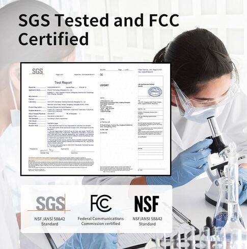 TOKIT فلتر مياه التناضح العكسي كونترتوب T1 SE RO نظام تنقية المياه، NSF/ANSI 58، 3:1 نقي للتصريف، أباريق مياه نقية مزدوجة 1.4 لتر للمنزل، بدون تركيب in Saudi Arabia