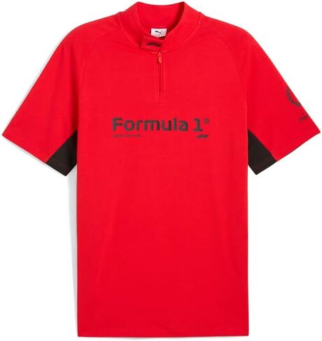 قميص PUMA رجالي F1 75Yrs جرافيك بأكمام قصيرة كاجوال - أحمر in Saudi Arabia