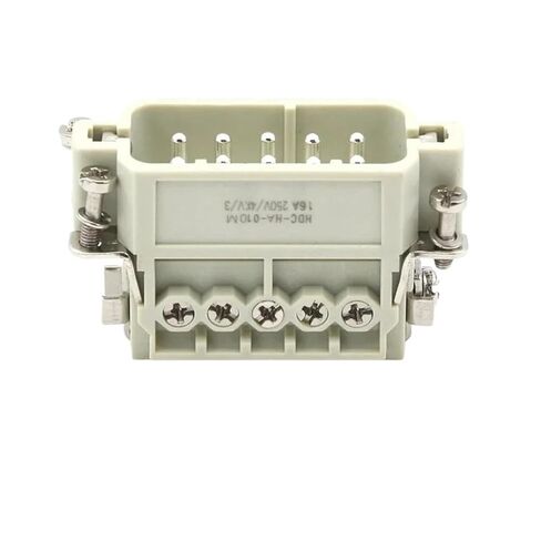 10/16/32core HDC-HA Small Size Heavy Duty Connector Female and Male 250V 10A 1Pcs(32 core Male) in Saudi Arabia