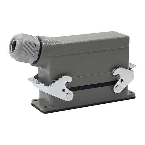 Rectangular Heavy Duty Connector HDC-HE-4/6/10/16/20/24/32/48 Core 16A 500V Aviation Socket 1Pcs(24 core top line) in Saudi Arabia